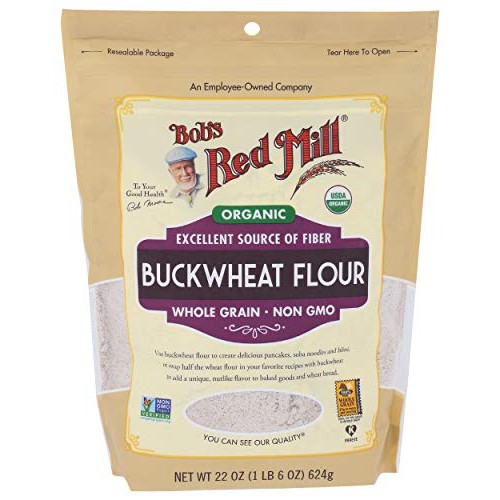 Organic Buckwheat Flour, 22 Ounce Pack Of 1