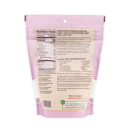 Bobs Red Mill Arrowroot Starch / Flour 2 Pack 16 Oz Each - Gl
