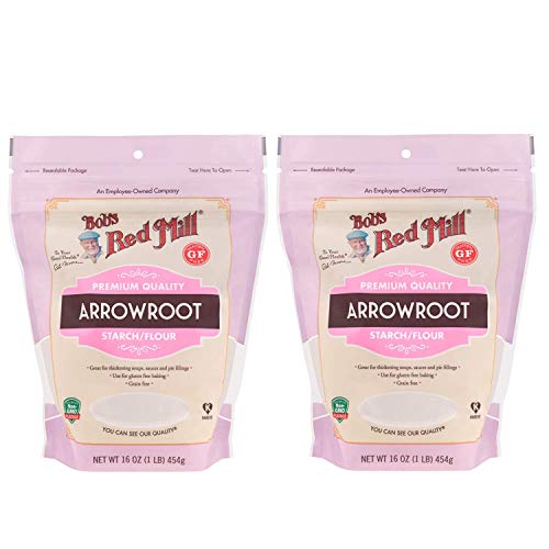 Bobs Red Mill Arrowroot Starch / Flour 2 Pack 16 Oz Each - Gl