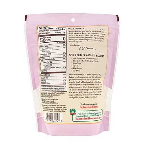 Bobs Red Mill Baking Powder, 14 Ounce Pack Of 2