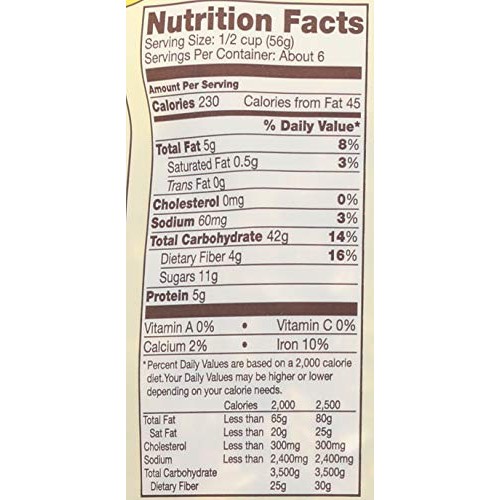 Bobs Red Mill Cereal Granola Honey Oat, 12 Oz