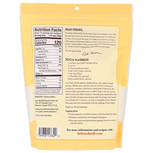 Bobs Red Mill Chickpea Flour, 16 Ounce