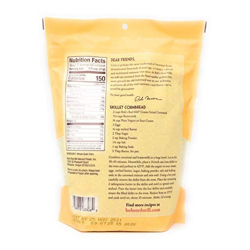 Bobs Red Mill Coarse Grind Cornmeal, 24 Oz