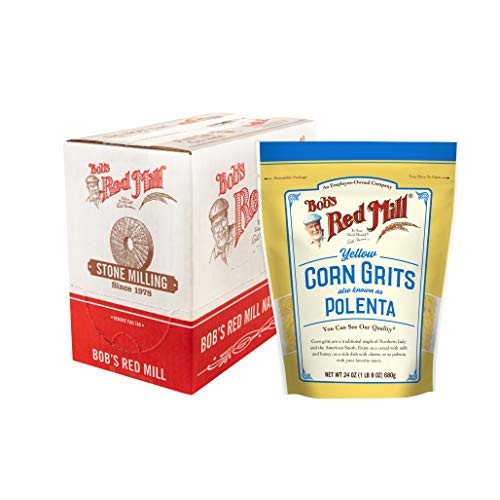 Bobs Red Mill Corn Grits / Polenta, 24-Ounce Pack Of 4