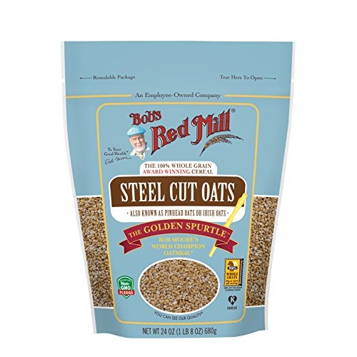 Bobs Red Mill Cut Oats, Steel 24 Ounce