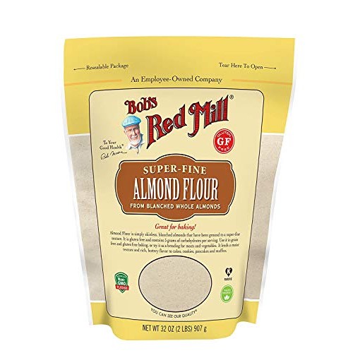 Bobs Red Mill Flour Almond Blanched Size 32 Oz,Pack - 4