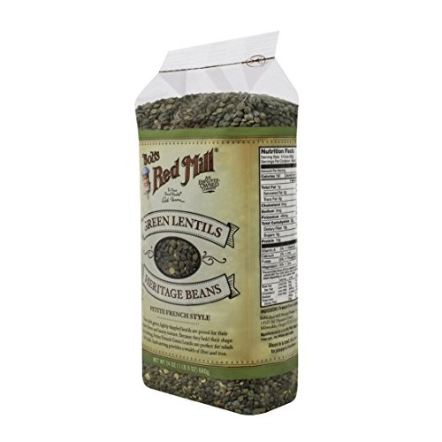 Bobs Red Mill French Green Lentils, 24-Ounce Pack Of 4