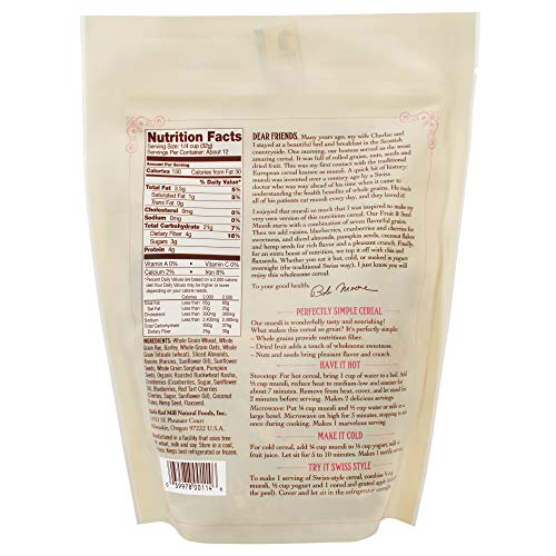 Bobs Red Mill Fruit &Amp; Seed Muesli, 14-Ounce Pack Of 4