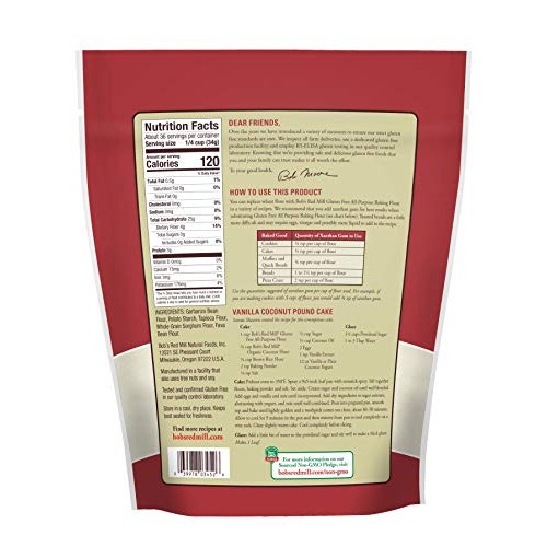 Bobs Red Mill Gluten Free All Purpose Baking Flour, 22 Oz