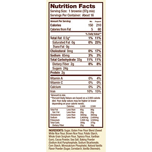 Bobs Red Mill Gluten Free Brownie Mix, 21 Oz 4 Pack