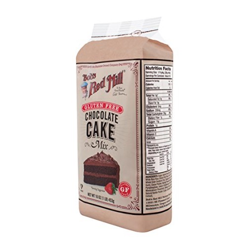 Bobs Red Mill Gluten Free Chocolate Cake Mix, 16-Ounce Pack Of 4