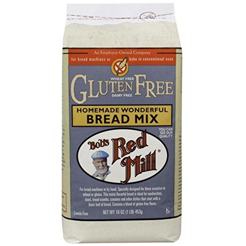 Bobs Red Mill Gluten Free Homemade Wonderful Bread Mix, 16-Ounce