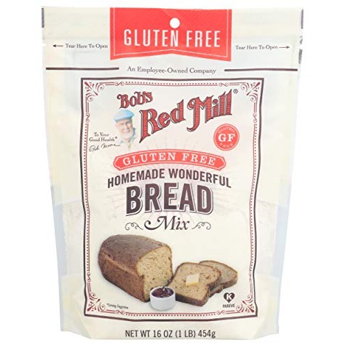 Bobs Red Mill Gluten Free Homemade Wonderful Bread Mix, 16 Oz