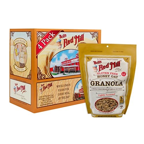 Bobs Red Mill Gluten Free Honey Oat Granola, 12-Ounce Pack Of 4
