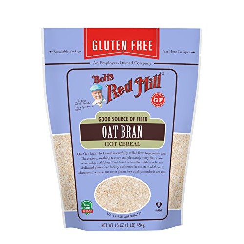 Bobs Red Mill Gluten Free Oat Bran, 16 Ounce Pack Of 4