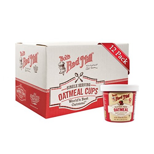 Bobs Red Mill Gluten Free Oatmeal Cup, Apple &Amp; Cinnamon, 2.36-O