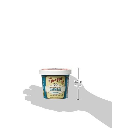 Bobs Red Mill Gluten Free Oatmeal Cup, Classic With Flax/Chia,