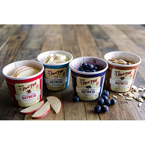 Bobs Red Mill Gluten Free Oatmeal Cup, Classic With Flax/Chia,