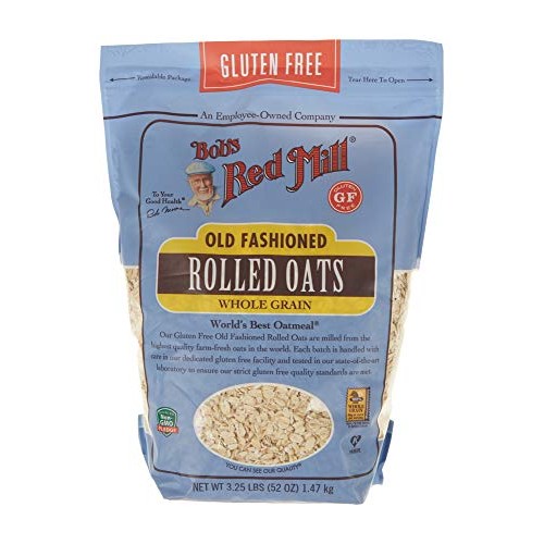 Bobs Red Mill Gluten Free Old Fashion Rolled Oats, 52 Ounce