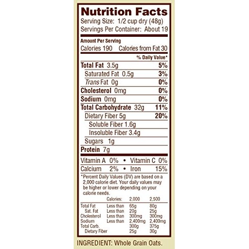 Bobs Red Mill Gluten Free Old Fashioned Rolled Oats, 32 Ounce