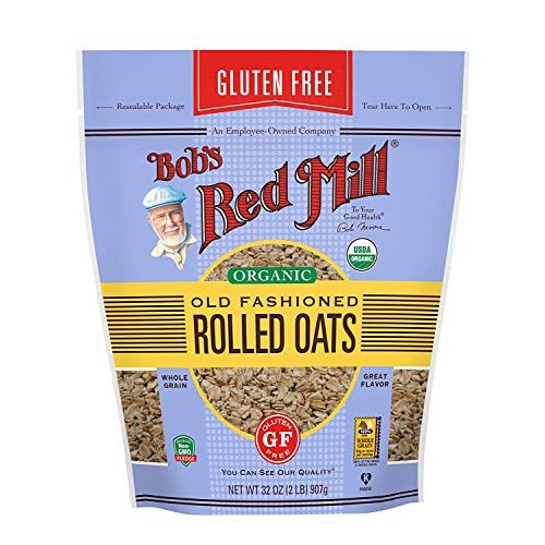 Bobs Red Mill Gluten Free Organic Old Fashioned Rolled Oats, 2