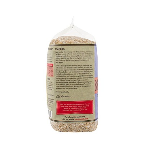 Bobs Red Mill Gluten Free Organic Quick Cooking Oats, 32 Ounce