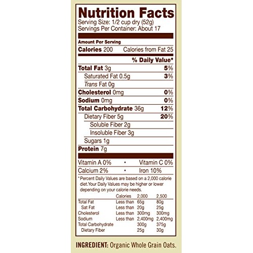 Bobs Red Mill Gluten Free Organic Quick Cooking Oats, 32 Ounce