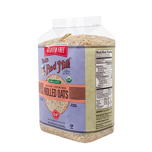 Bobs Red Mill Gluten Free Organic Quick Cooking Oats, 32 Ounce