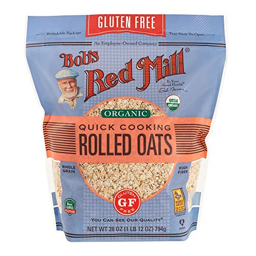 Bobs Red Mill Gluten Free Organic Quick Cooking Oats, 28-Ounce