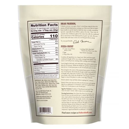 Bobs Red Mill Gluten Free Pizza Crust Mix, 16 oz