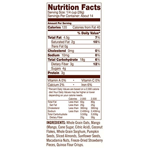 Bobs Red Mill Gluten Free Tropical Muesli, 14-Ounce