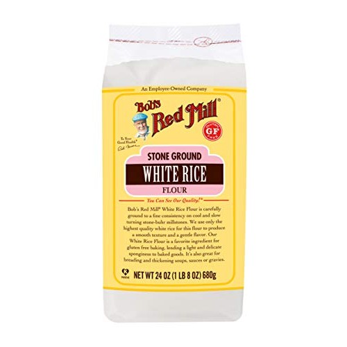 Bobs Red Mill Gluten Free White Rice Flour, 24 Ounce Pack Of 4