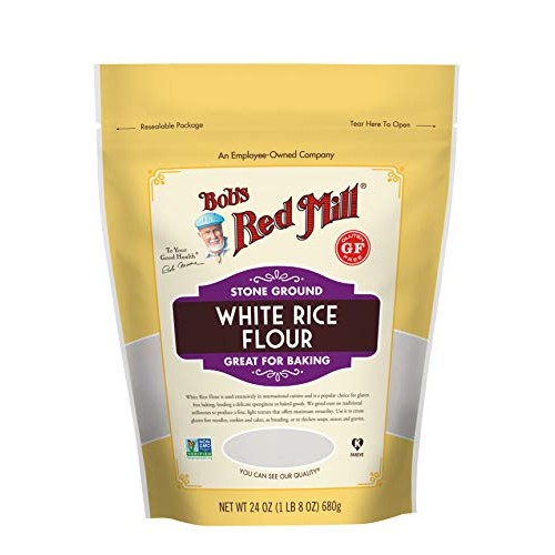 Bobs Red Mill Gluten Free White Rice Flour, 24 Ounce Pack Of 1
