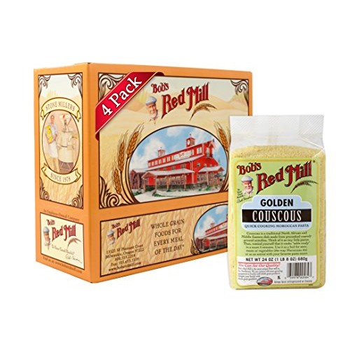 Bobs Red Mill Golden Couscous, 24-Ounce Pack Of 4