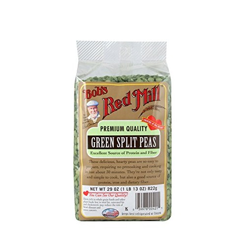 Bobs Red Mill Green Split Peas, 29-Ounce Pack Of 4