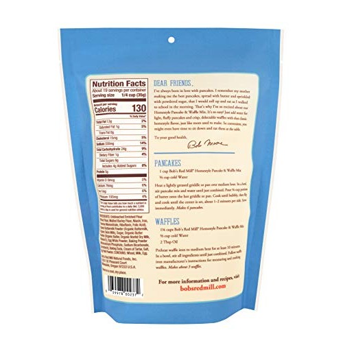 Bobs Red Mill Homestyle Pancake Mix, 24 Ounce Pack Of 4