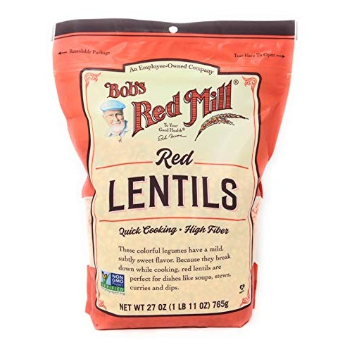 Bobs Red Mill, Lentils Red, 27 Ounce