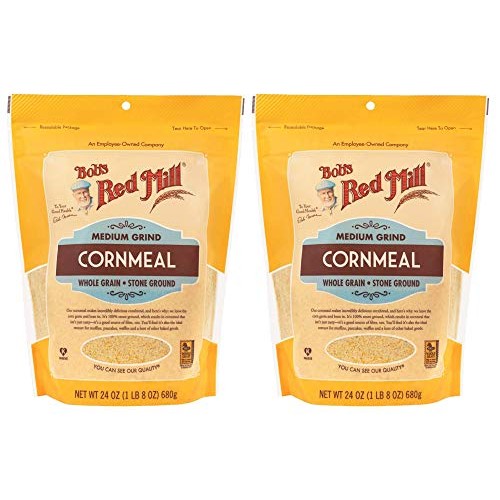 Bobs Red Mill Medium Cornmeal, Whole Grain Stone Ground, 24 Oun
