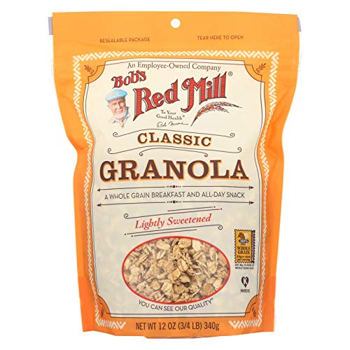 Bobs Red Mill Natural Whole Grain Granola - 12 oz - Case of 4