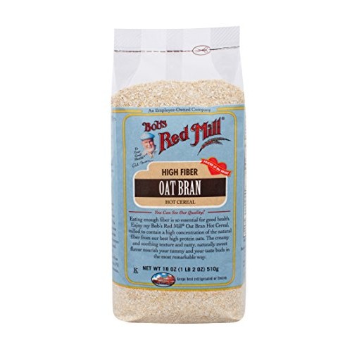 Bobs Red Mill Oat Bran Hot Cereal, 18 Ounce Pack Of 4