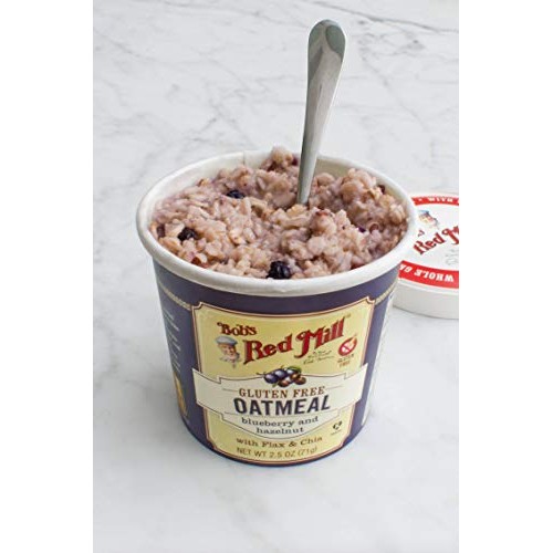 Bobs Red Mill Oatmeal Cup, Hazelnut Blueberry, 2.5 Oz