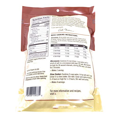 Bobs Red Mill Organic Brown Rice Farina Creamy Rice Hot Cereal,