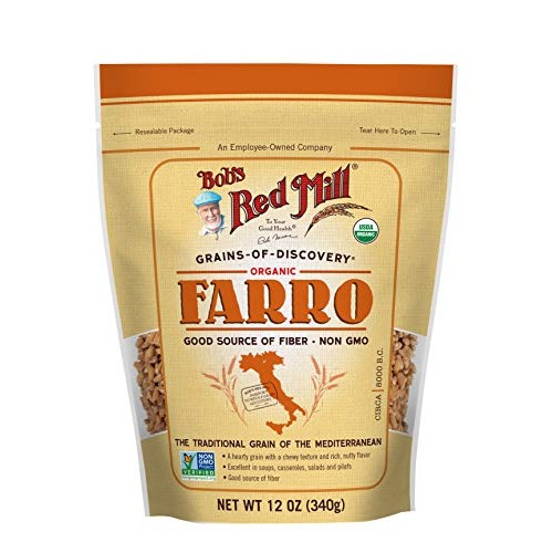 Bobs Red Mill Organic Farro Grain, 12 Oz