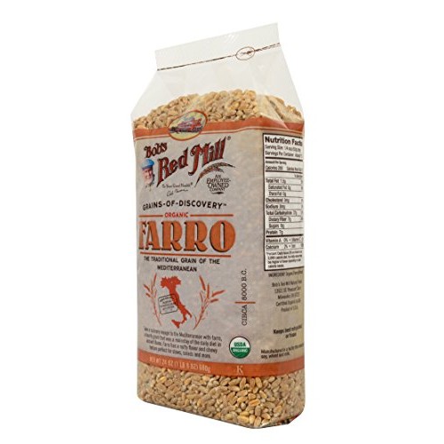 Bobs Red Mill Organic Farro Grain, 24-Ounce
