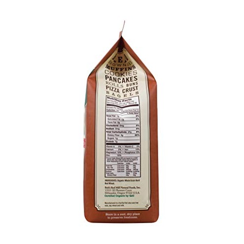 Bobs Red Mill, Organic Flour, Whole Wheat, 5 Lb