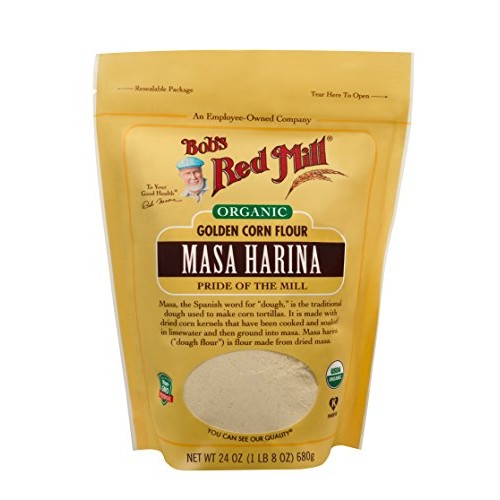 Bobs Red Mill Organic Masa Harina Flour, 24-Ounce Pack Of 4