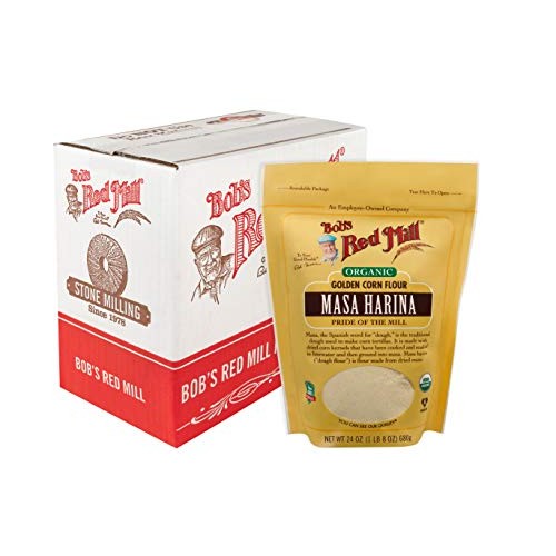 Bobs Red Mill Organic Masa Harina Flour, 24-Ounce Pack Of 4