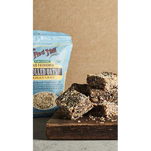 Bobs Red Mill Organic Old Fashioned Rolled Oats, 128 Oz
