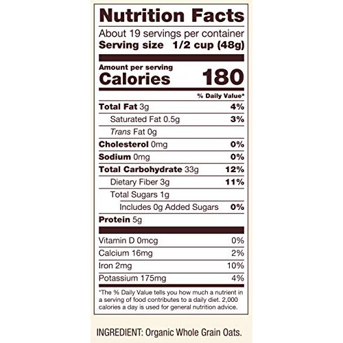 Bobs Red Mill Organic Old Fashioned Rolled Oats 32 Oz Pack - 2