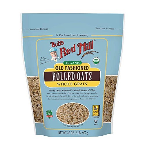 Bobs Red Mill Organic Old Fashioned Rolled Oats 32 Oz Pack - 2